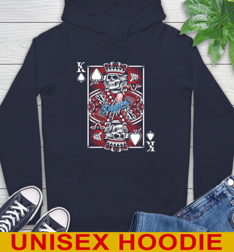 Los Angeles Dodgers MLB Baseball The King Of Spades Death Cards Shirt Hoodie 3
