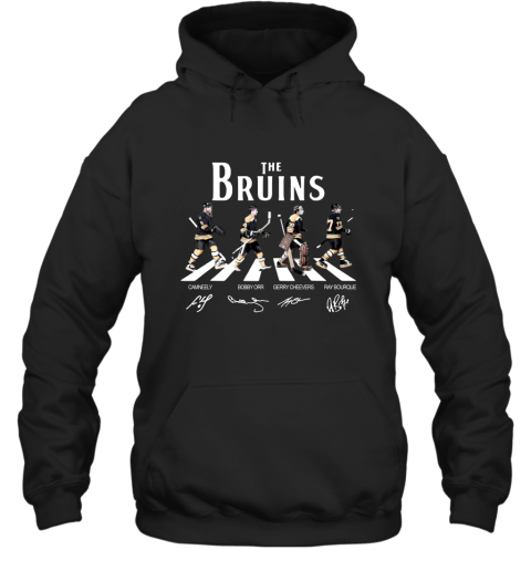 The Bruins Abbey Road Signature T Shirt Hooded