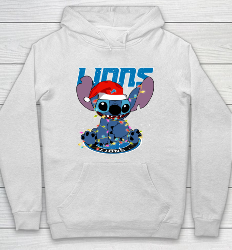 Detroit Lions NFL Football noel stitch Christmas Hoodie