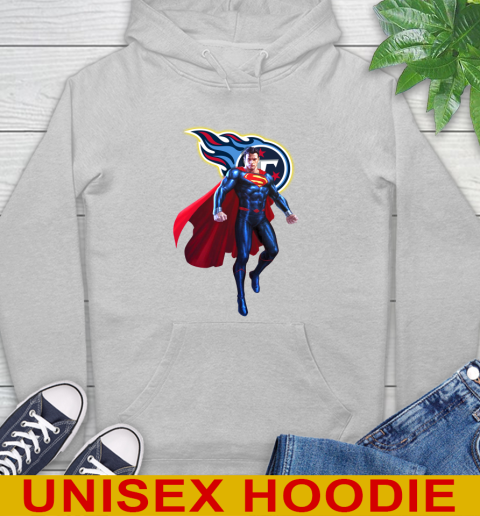 NFL Superman DC Sports Football Tennessee Titans Hoodie 6