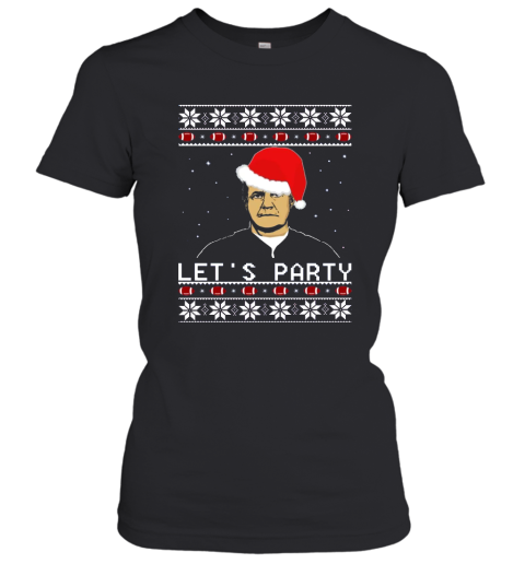 Belichick Lets Party Christmas Ugly Sweater Women T-Shirt