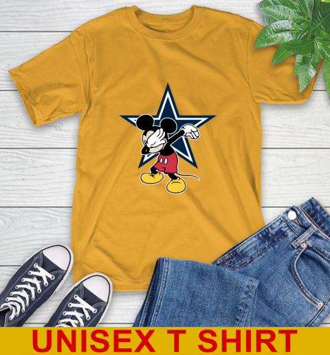 Dallas Cowboys NFL Football Dabbing Mickey Disney Sports T-Shirt 3