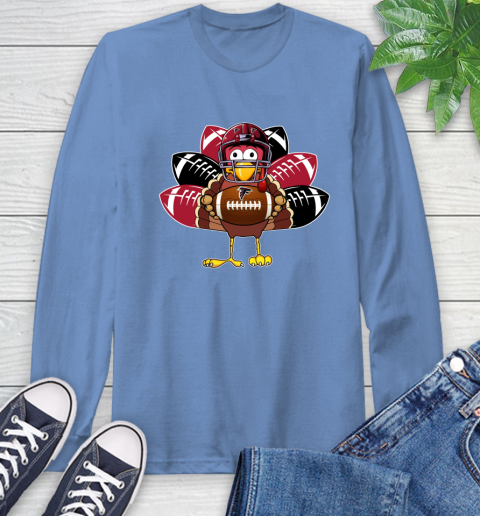Atlanta Falcons Turkey Thanksgiving Day Long Sleeve T-Shirt 11