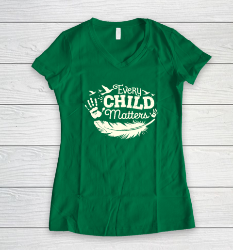 Every Orange Day Child Kindness Matter 2024 Anti Bully Women's V-Neck T-Shirt 3
