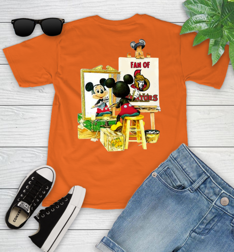 NHL Hockey Ottawa Senators Mickey Drawing Shirt 101