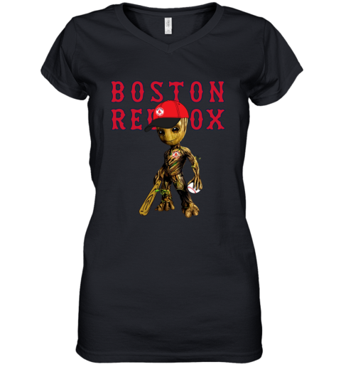 MLB Boston Red Sox Groot Guardians Of The Galaxy Baseball Hoodie