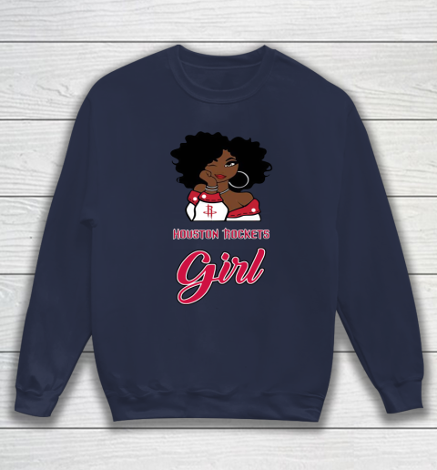 Houston Rockets Girl NBA Sweatshirt 3