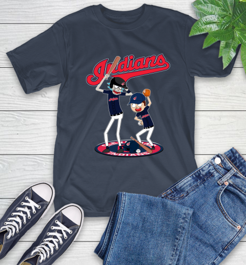 MLB Cleveland Indians Rick And Morty Baseball 4