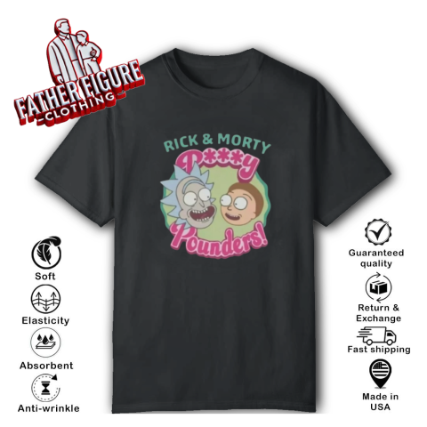 Rick And Morty Pussy Pounders Cartoon T-Shirt