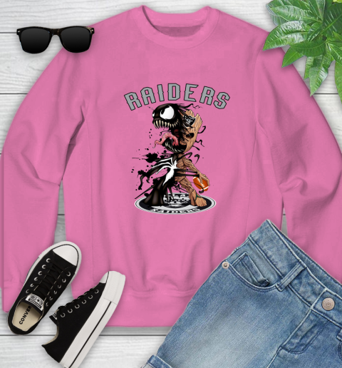 Oakland raiders pink sweatshirt top