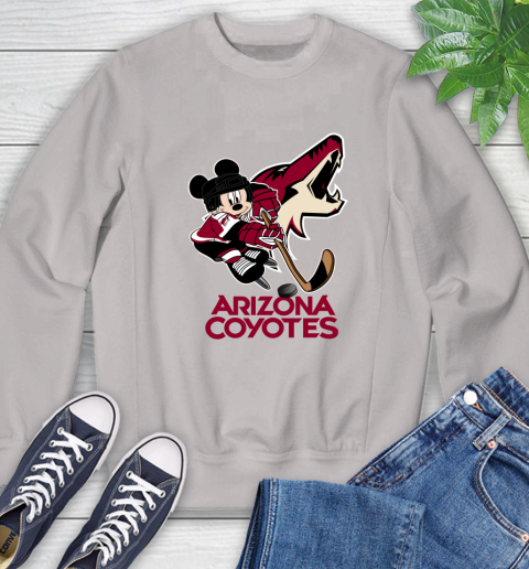 NHL Arizona Coyotes Mickey Mouse Disney Hockey T Shirt Sweatshirt 12