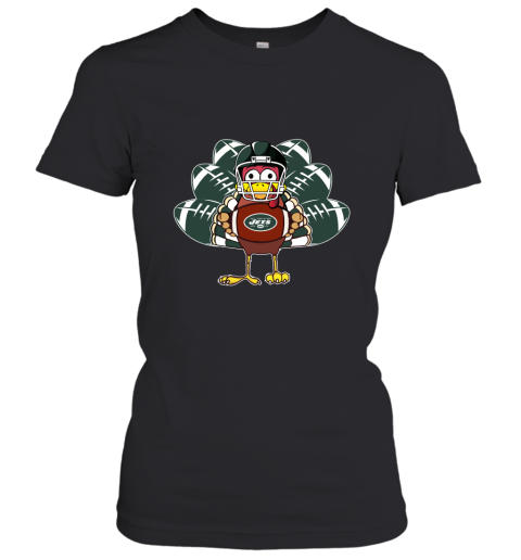 New York Jets Turkey Football Thanksgiving Women's T-Shirt