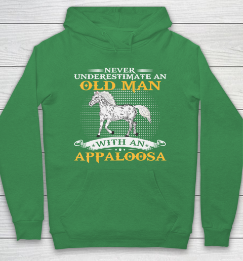 Father gift shirt Mens Never Underestimate An Old Man With An Appaloosa Horse Funny T Shirt Hoodie 5