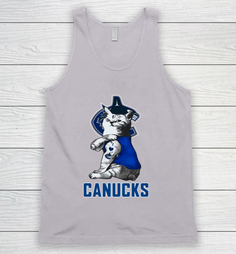 NHL My Cat Loves Vancouver Canucks Hockey Tank Top 3