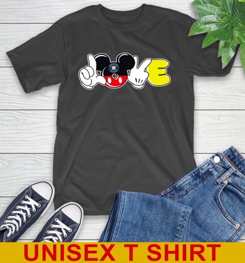 Houston Astros MLB Baseball Love Mickey Disney Sports T-Shirt 2