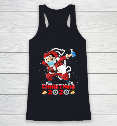 Chicago White Sox Funny Santa Claus Dabbing Christmas 2020 MLB Racerback Tank 7