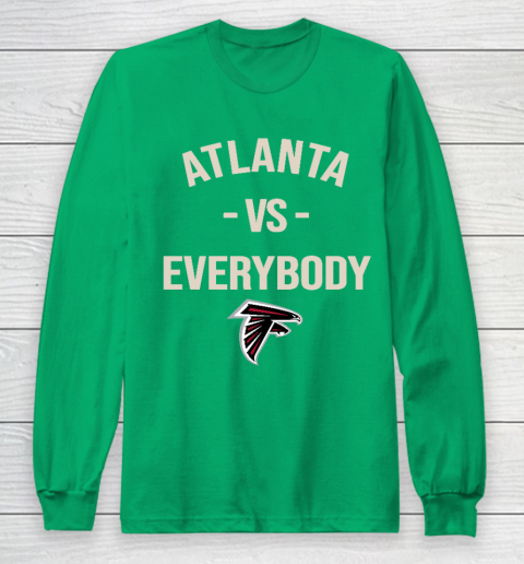 Atlanta Falcons Vs Everybody Long Sleeve T-Shirt 4