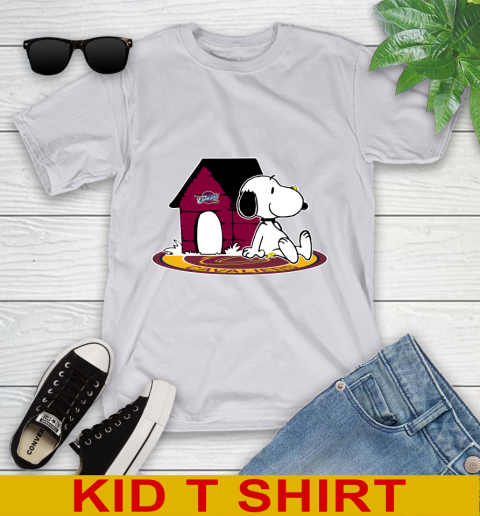 NBA Basketball Cleveland Cavaliers Snoopy The Peanuts Movie Shirt Youth T-Shirt 5