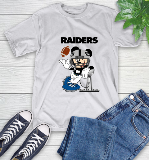 Raiders mickey mouse clearance shirt