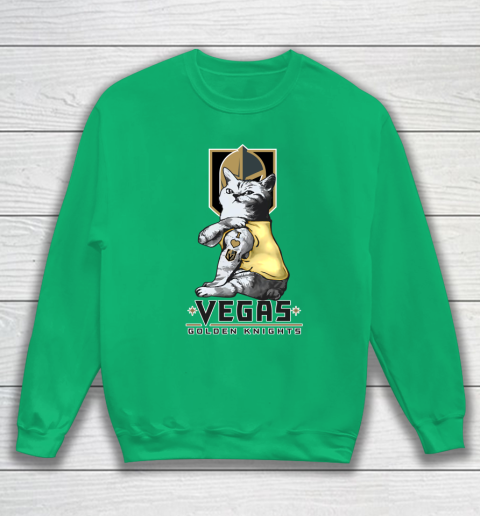 NHL My Cat Loves Vegas Golden Knights Hockey Sweatshirt 5