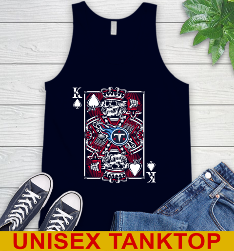 Tennessee Titans NFL Football The King Of Spades Death Cards Shirt Tank Top 2