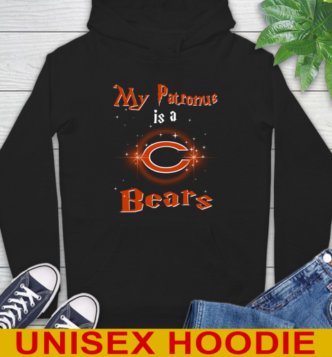 NFL Football Harry Potter My Patronus Is A Chicago Bears Hoodie