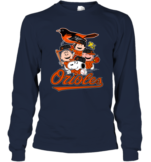 Baltimore Orioles Peanuts Snoopy Jersey - Vibrant Orange - Scesy
