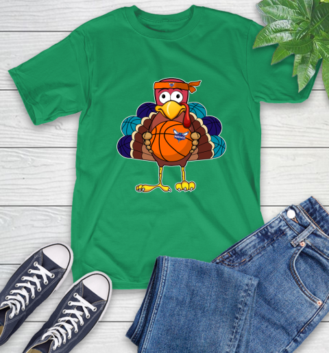 Charlotte Hornets Turkey thanksgiving day T-Shirt 7