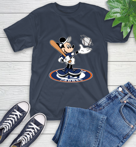 MLB Baseball San Diego Padres Cheerful Mickey Disney Shirt T-Shirt 4