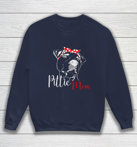 Dog Mom Shirt Pittie Mom T Shirt American Pitbull Shirt Dog Lover Sweatshirt 2