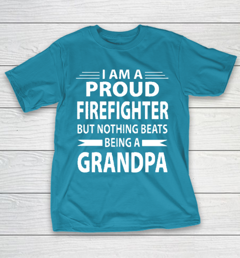 Grandpa Funny Gift Apparel  Firefighter Grandpa T-Shirt 7