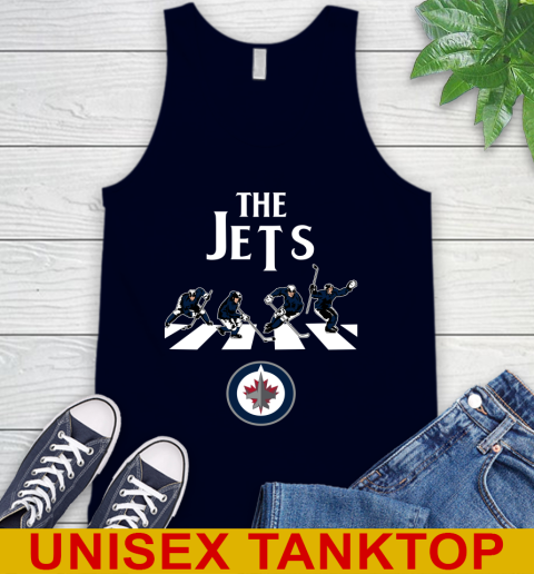 NHL Hockey Winnipeg Jets The Beatles Rock Band Shirt Tank Top 2