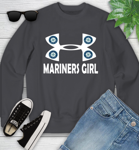 MLB Seattle Mariners Under Armour Baseball Sports Youth Sweatshirt 5