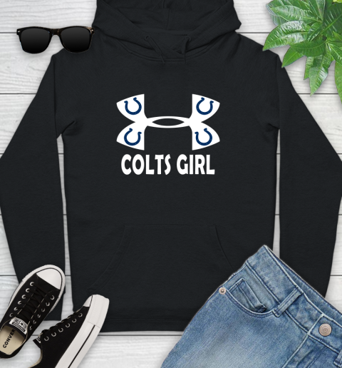 NFL Indianapolis Colts Girl Under Armour Football Sports Youth Hoodie
