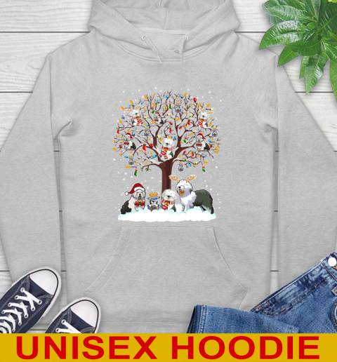 Old english Sheep dog dog pet lover light christmas tree shirt 18