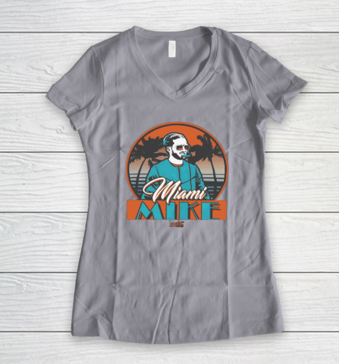 Miami Mike Women's V-Neck T-Shirt 2
