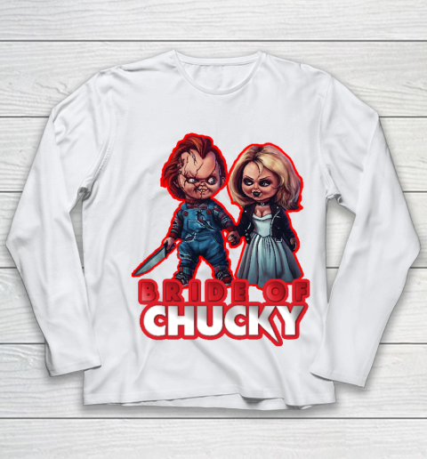 Chucky and Tiffany  Bride of Chucky Youth Long Sleeve