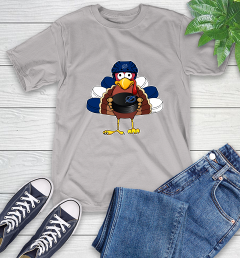 Tampa Bay Lightning Turkey Thanksgiving Day T-Shirt 12