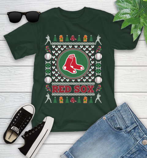 Boston Red Sox Merry Christmas MLB Baseball Loyal Fan Ugly Shirt 104