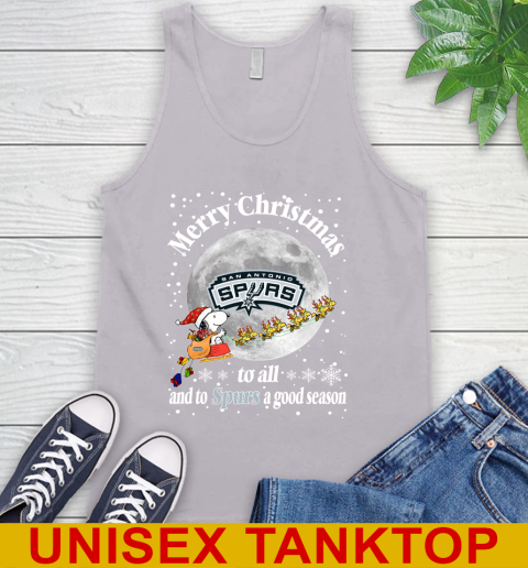 San Antonio Spurs Merry Christmas To All And To Spurs A Good Season NBA Basketball Sports Tank Top 3