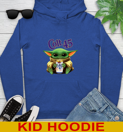 Star Wars Baby Yoda Hugs Colt 45 Beer Shirt 143