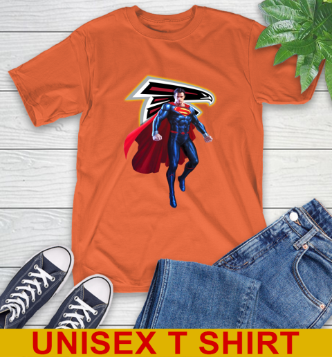 NFL Superman DC Sports Football Atlanta Falcons T-Shirt 5