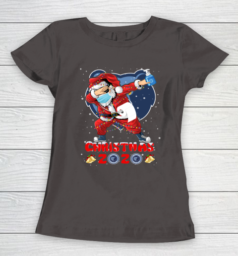 Memphis Grizzlies Funny Santa Claus Dabbing Christmas 2020 NBA Women's T-Shirt 7
