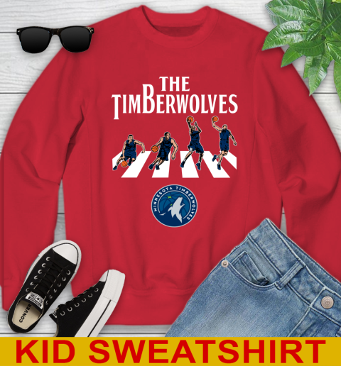 NBA Basketball Minnesota Timberwolves The Beatles Rock Band Shirt Youth Sweatshirt 7