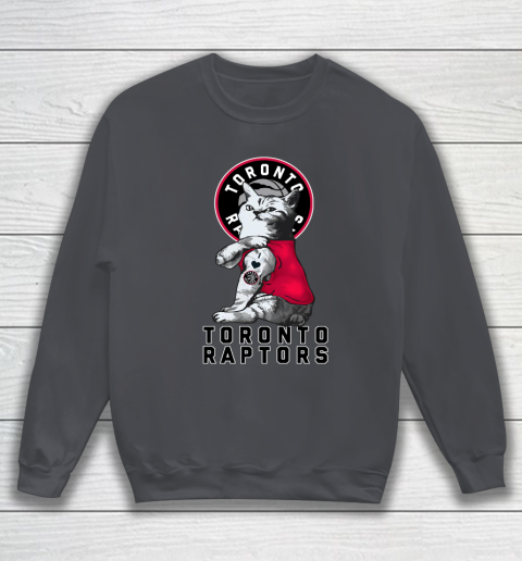 NBA Basketball My Cat Loves Toronto Raptors Sweatshirt 4