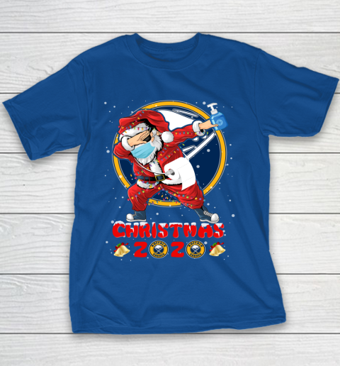 Buffalo Sabres Funny Santa Claus Dabbing Christmas 2020 NHL Youth T-Shirt 6