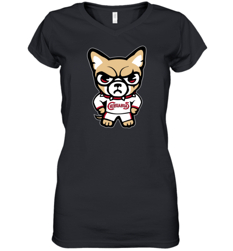 MiLB El Paso Chihuahuas Logo Women's V-Neck T-Shirt – Lovelitee