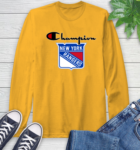 NHL Hockey New York Rangers Champion Shirt Long Sleeve T-Shirt 2