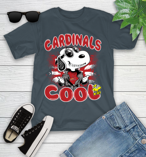 MLB Baseball St.Louis Cardinals Cool Snoopy Shirt Youth T-Shirt 9