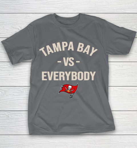 Tampa Bay Buccaneers Vs Everybody Youth T-Shirt 5